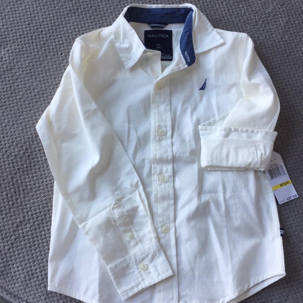 Nautica button down shirt NWT